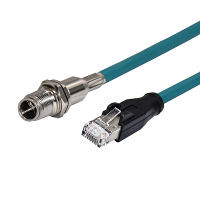 M12 schermato 8 Pin Ethernet Cable X ha codificato il connettore elettrico di Superseal